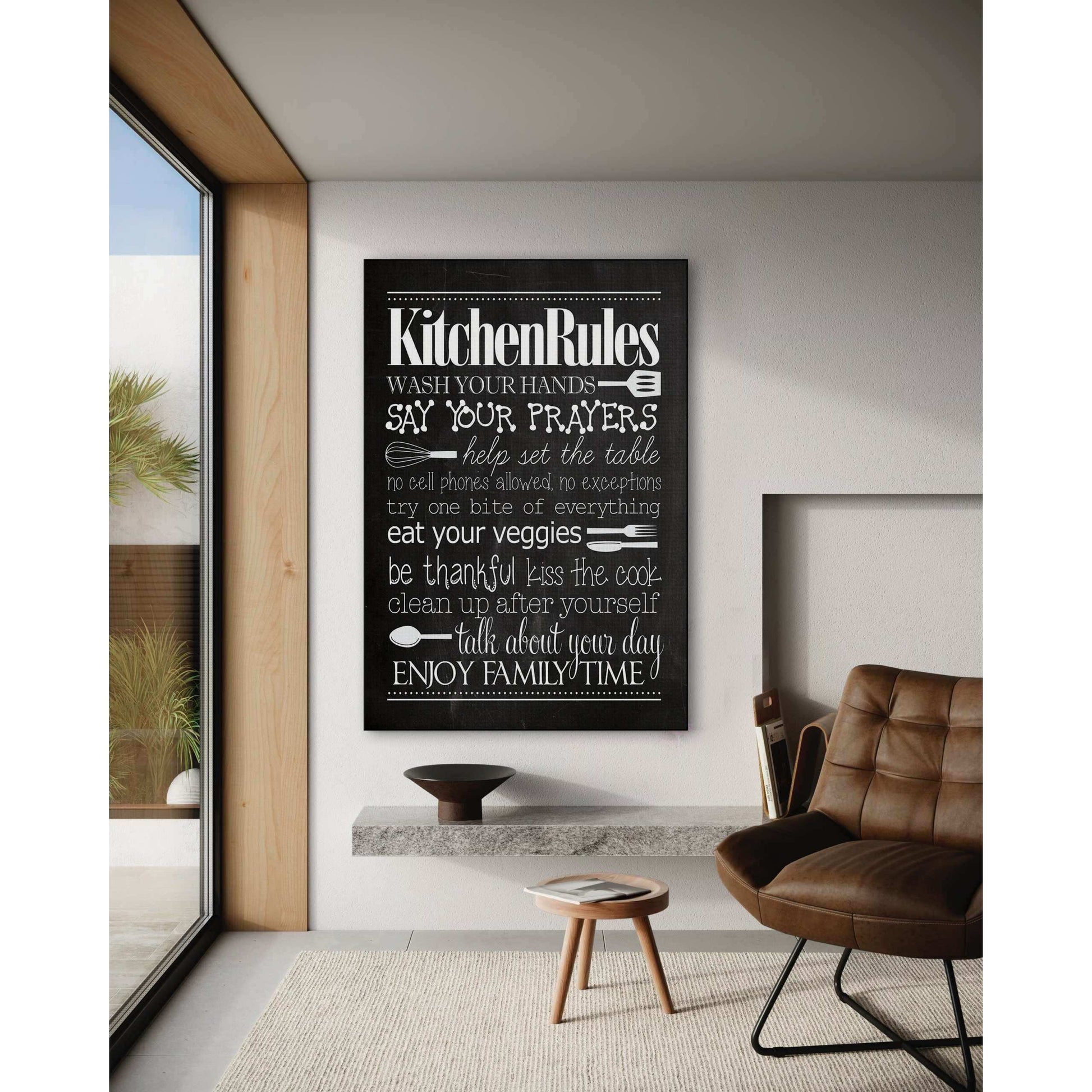 Kitchen Rules - Leinwandbild Lifestyle by SimpleCanvas
