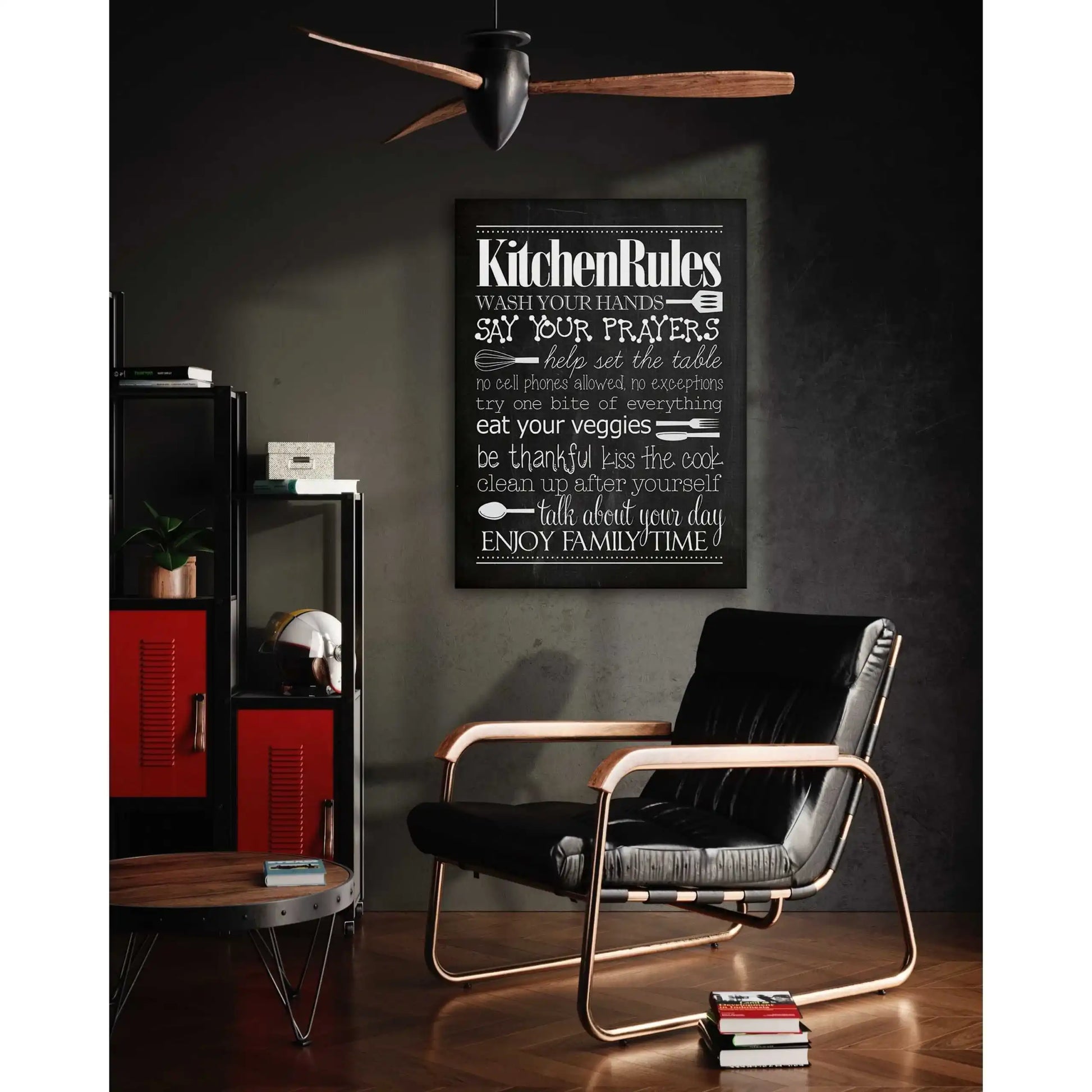 Kitchen Rules - Leinwandbild Lifestyle by SimpleCanvas