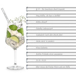 Köln Sprüche Glasstrohhalme Party Set mit 20 Köln Karneval Fasching Rheinische Grundgesetz