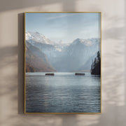 Königssee Wall Art Print – Bavarian Alps Lake –  Mountain Poster