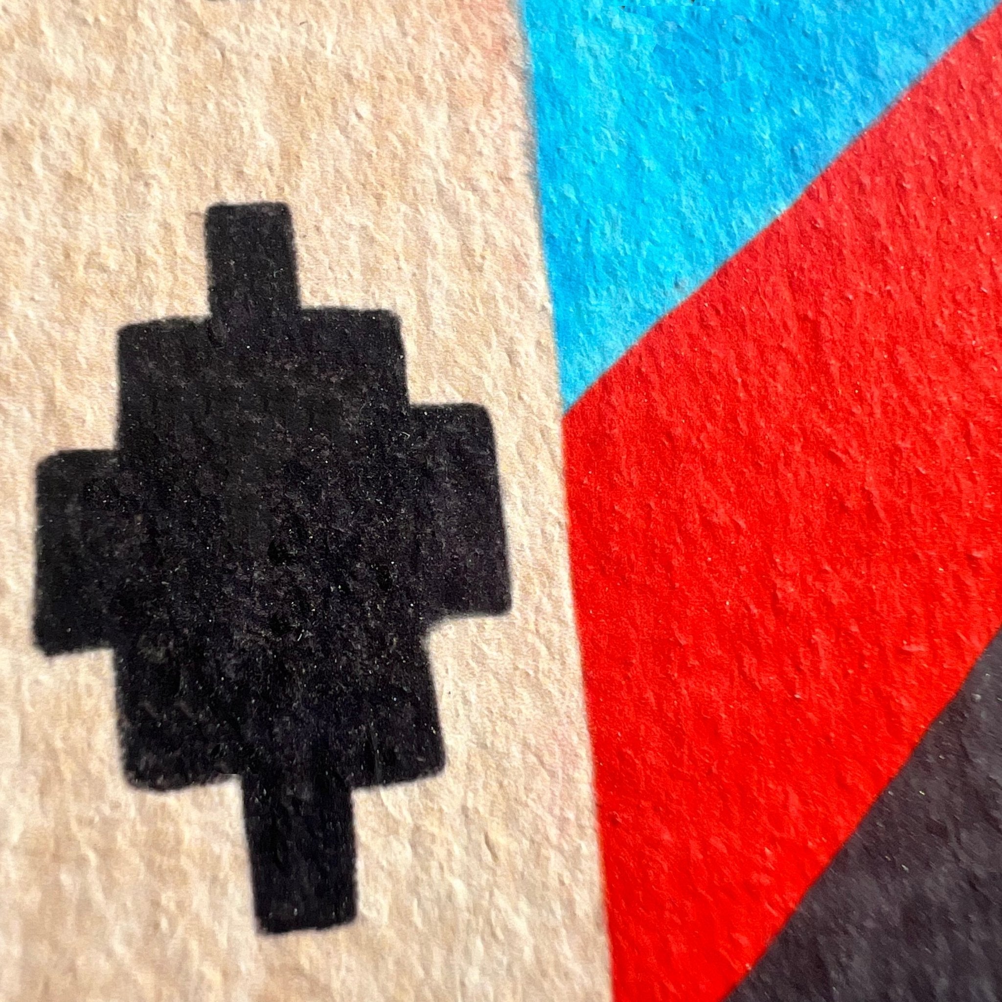 Kunstdruck Kilim Classic rot