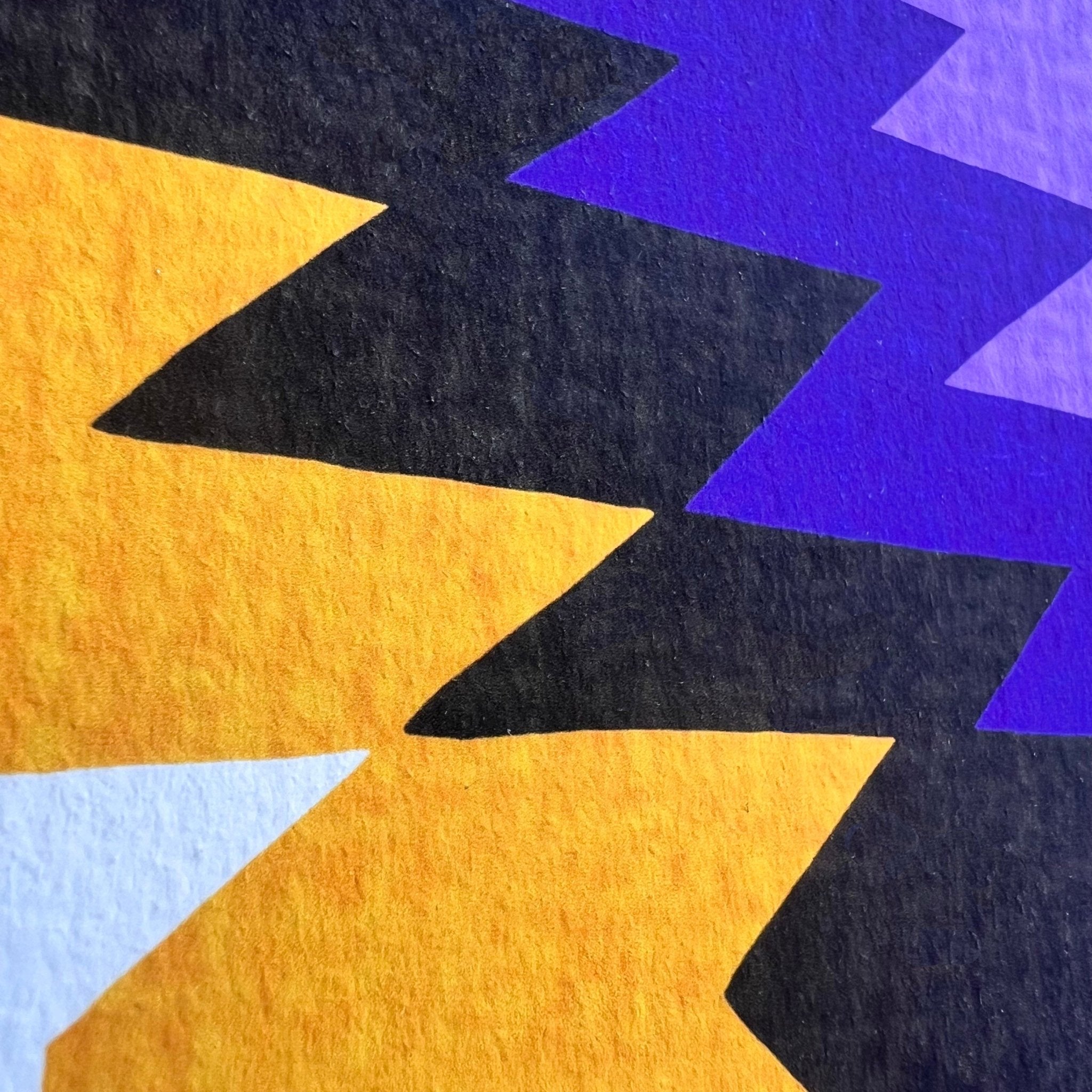 Kunstdruck Kilim Yamka violett