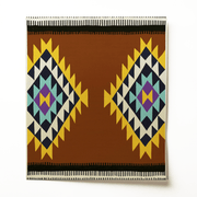 Kunstdruck Peacock kastanienbraun