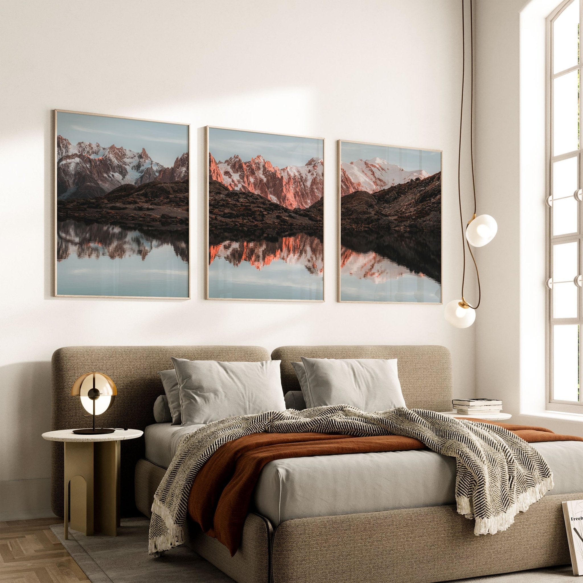 Lac Blanc – Triptych Mountain Print Set