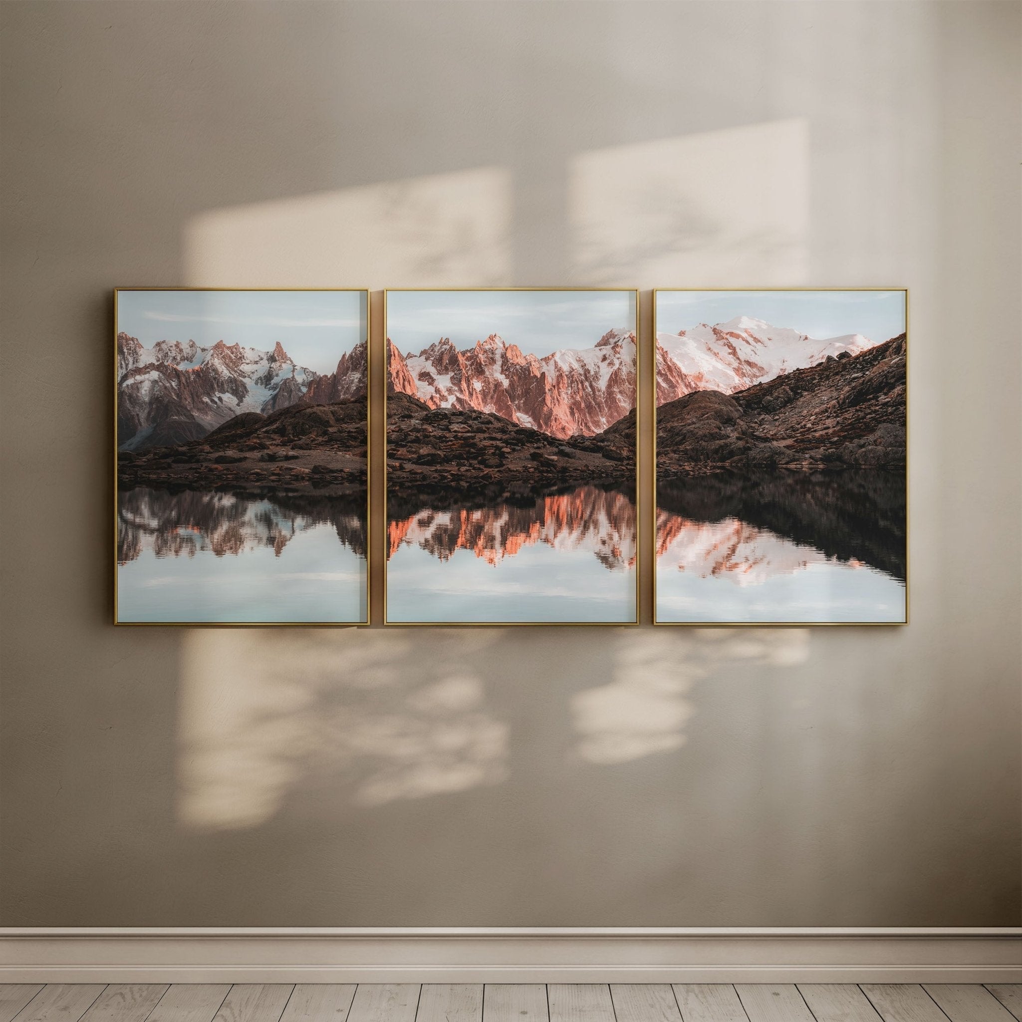 Lac Blanc – Triptych Mountain Print Set