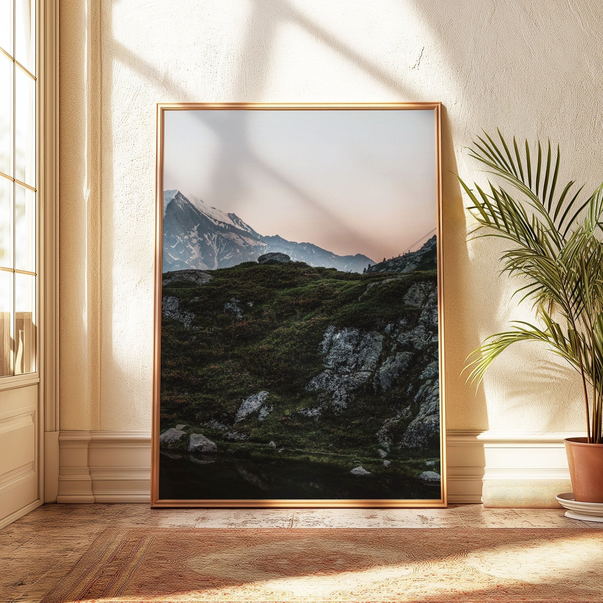 Lac de la Flégère – Chamonix Mountain Landscape Print Set of 3