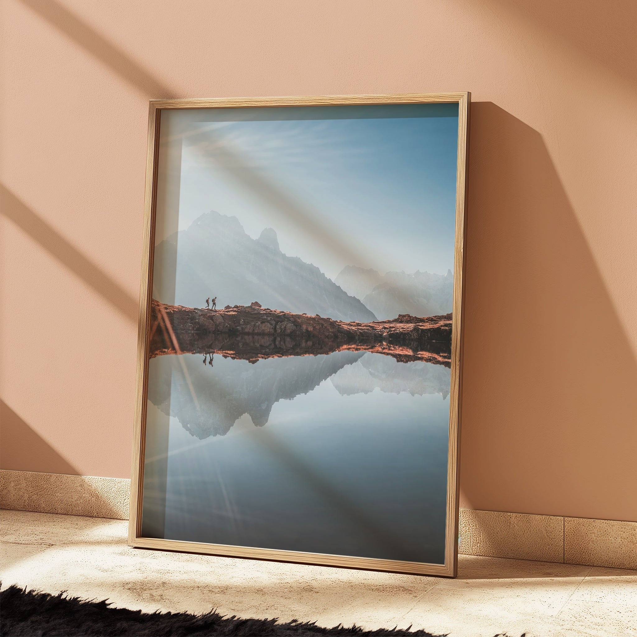 Lacs des Chéserys Reflection Print – Tour du Mont Blanc Wall Art