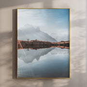 Lacs des Chéserys Reflection Print – Tour du Mont Blanc Wall Art