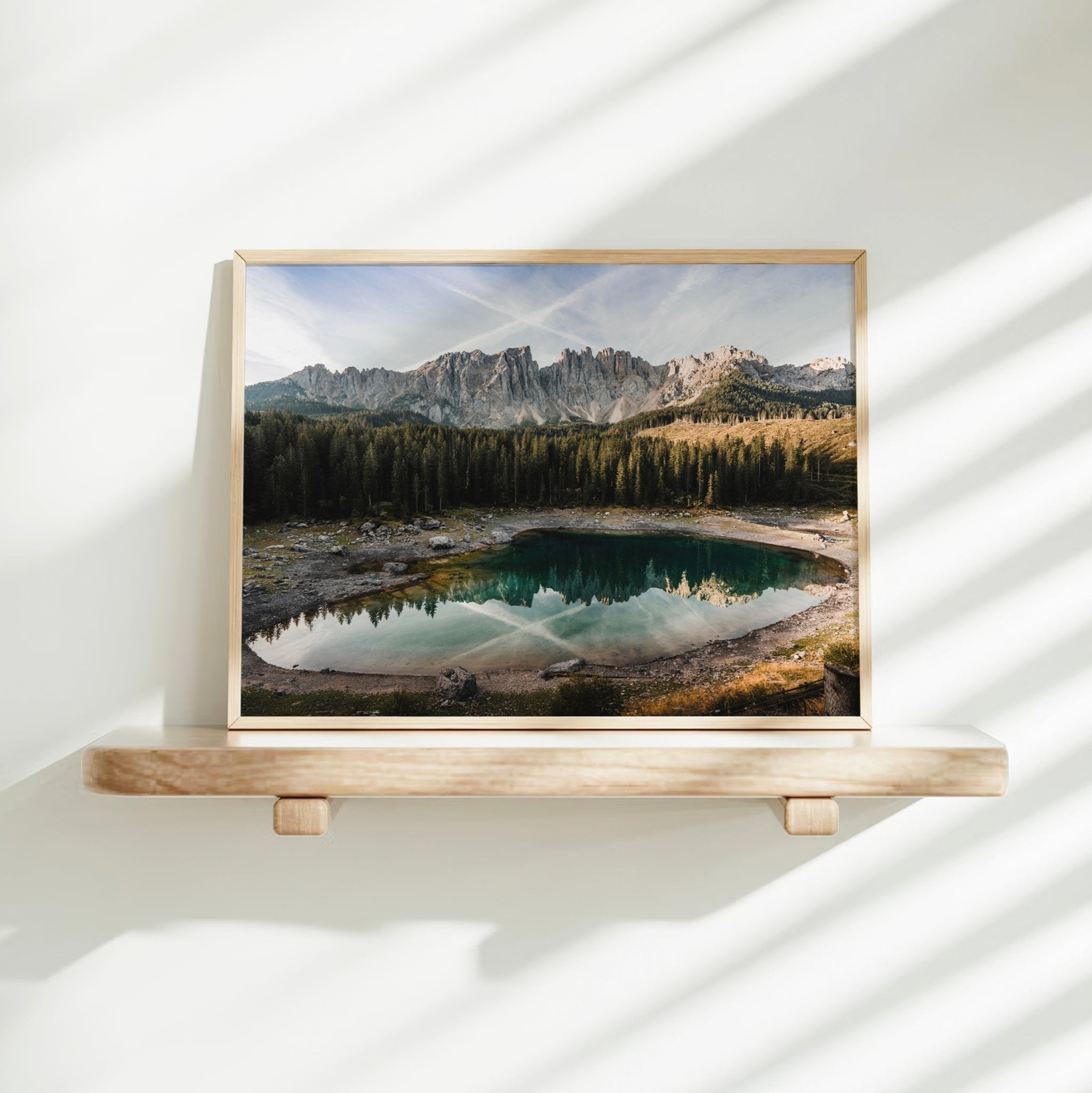 Lago di Carezza Wall Art Print – Dolomites Photography Poster