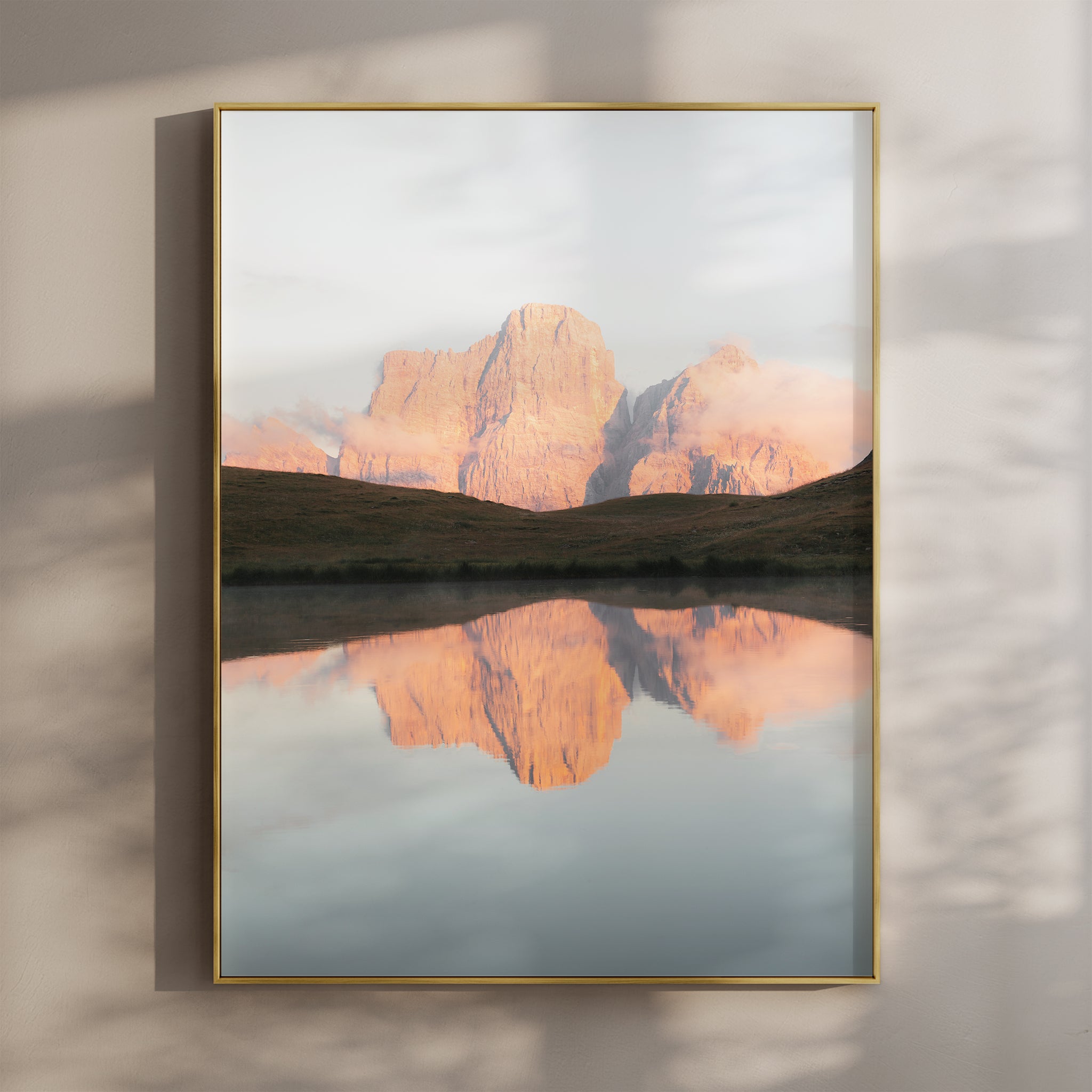 Lago delle Baste Print – Dolomites Mountain Wall Art