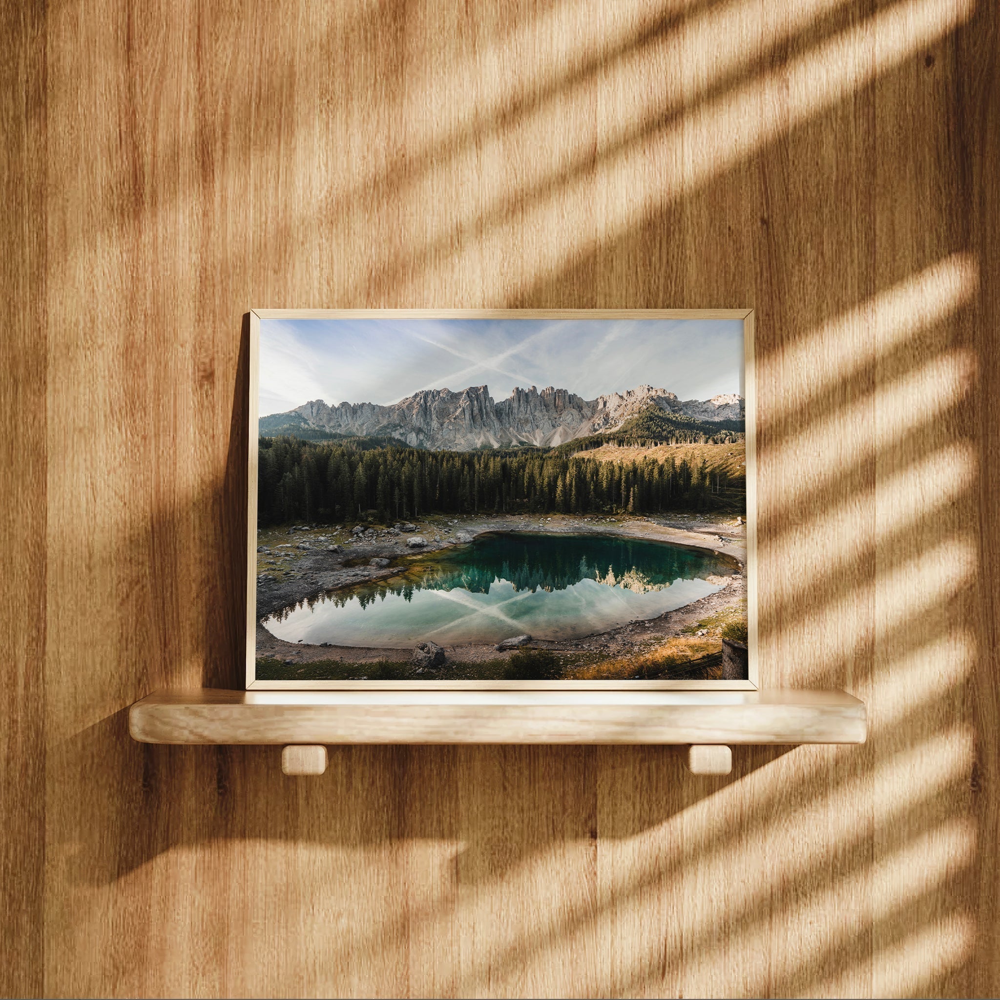 Lago di Carezza Wall Art Print – Dolomites Photography Poster