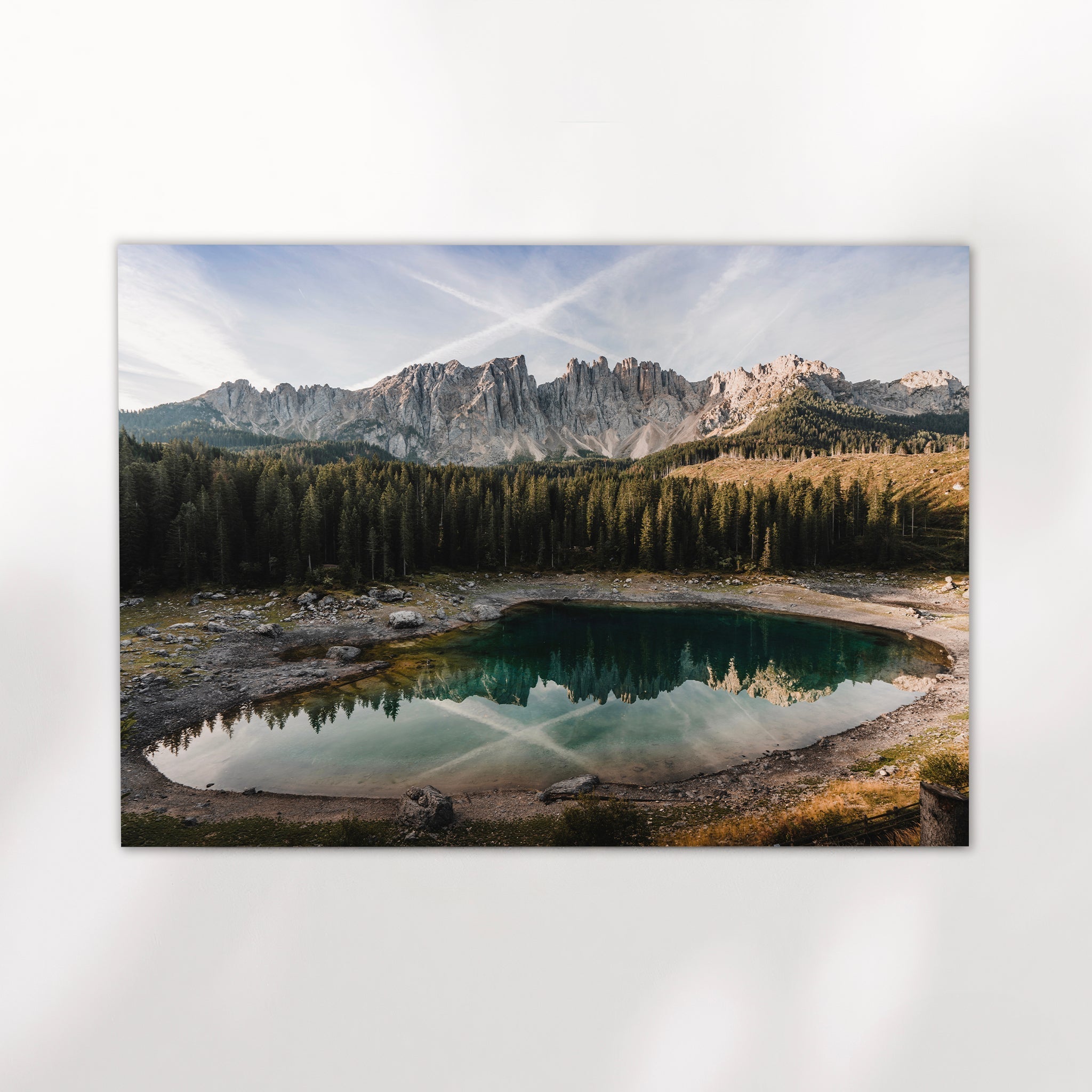 Lago di Carezza Wall Art Print – Dolomites Photography Poster