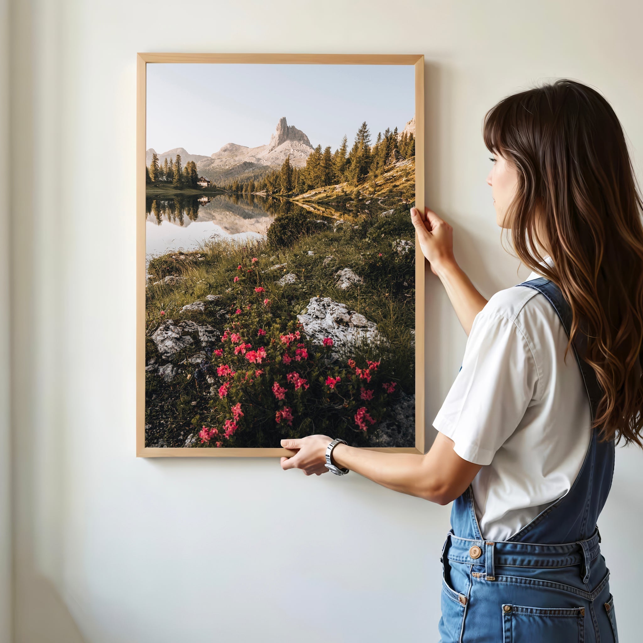 Lago di Federa Dolomites Wall Art – Landscape Photography Print