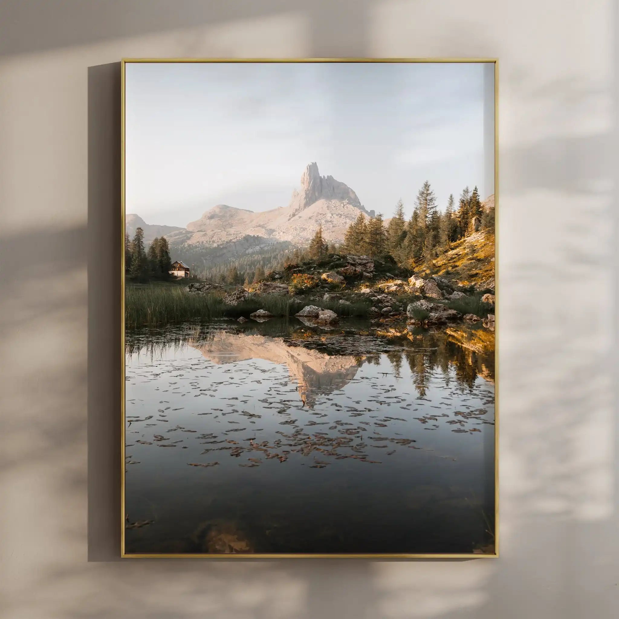 Lago di Federa Dolomites Print – Sunrise Reflection Wall Art by Chamonix Prints