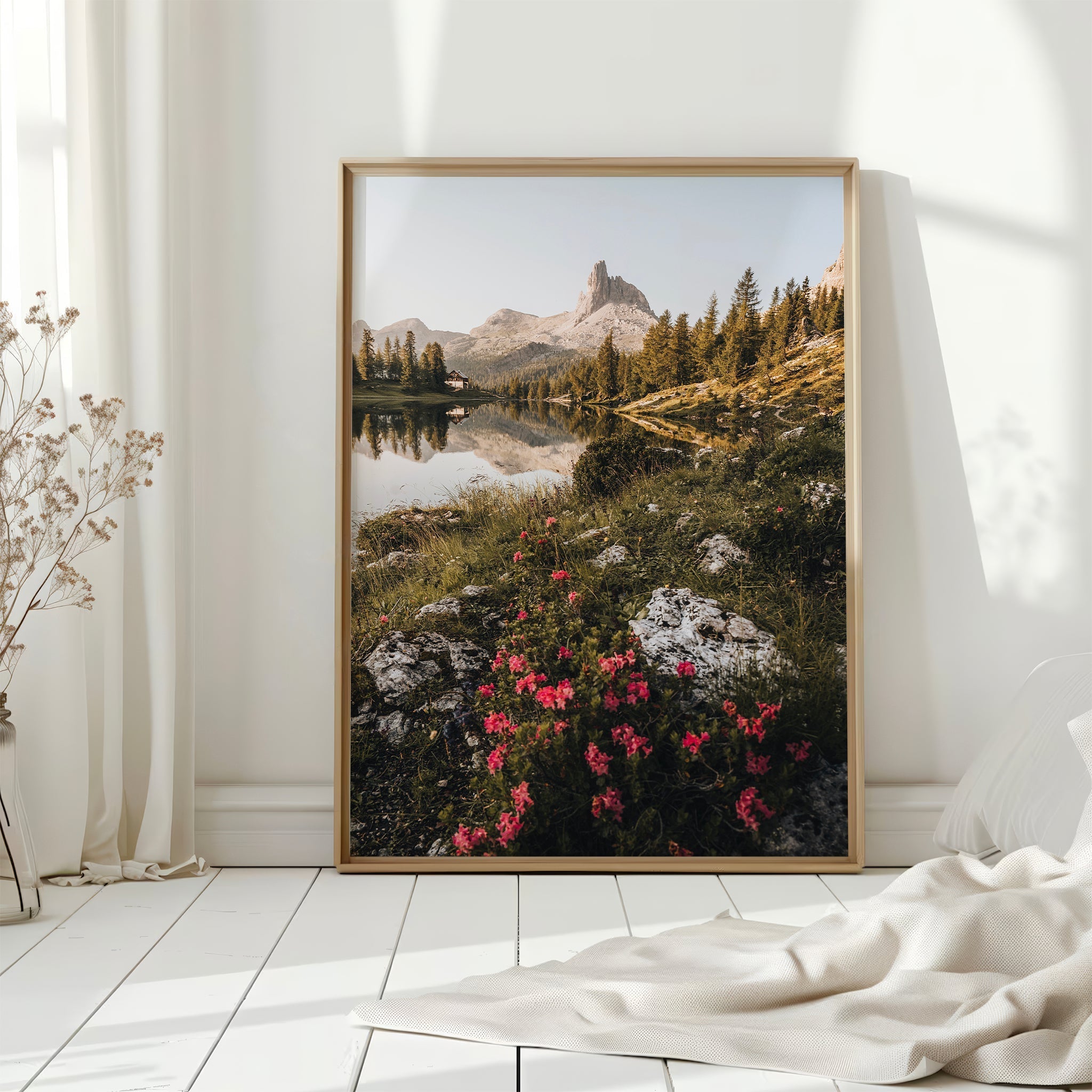 Lago di Federa Dolomites Wall Art – Landscape Photography Print