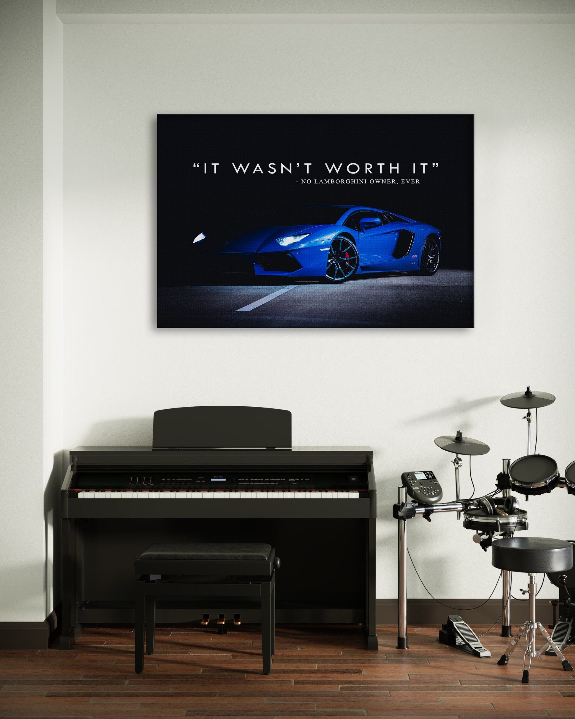 Lamborghini Owner - Leinwandbild Motivation by SimpleCanvas