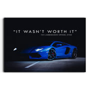 Lamborghini Owner - Leinwandbild Motivation by SimpleCanvas