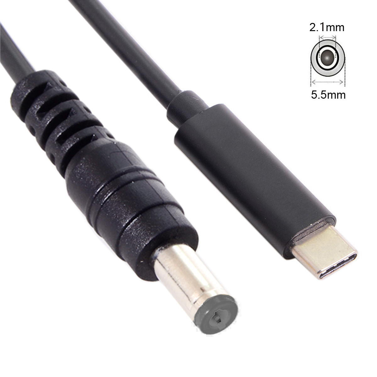 Systemhaus Zakaria USB C Kabel 145 cm Von Typ C Stecker Zu DC 20V 5,5 x 1,1 mm Ladekabel