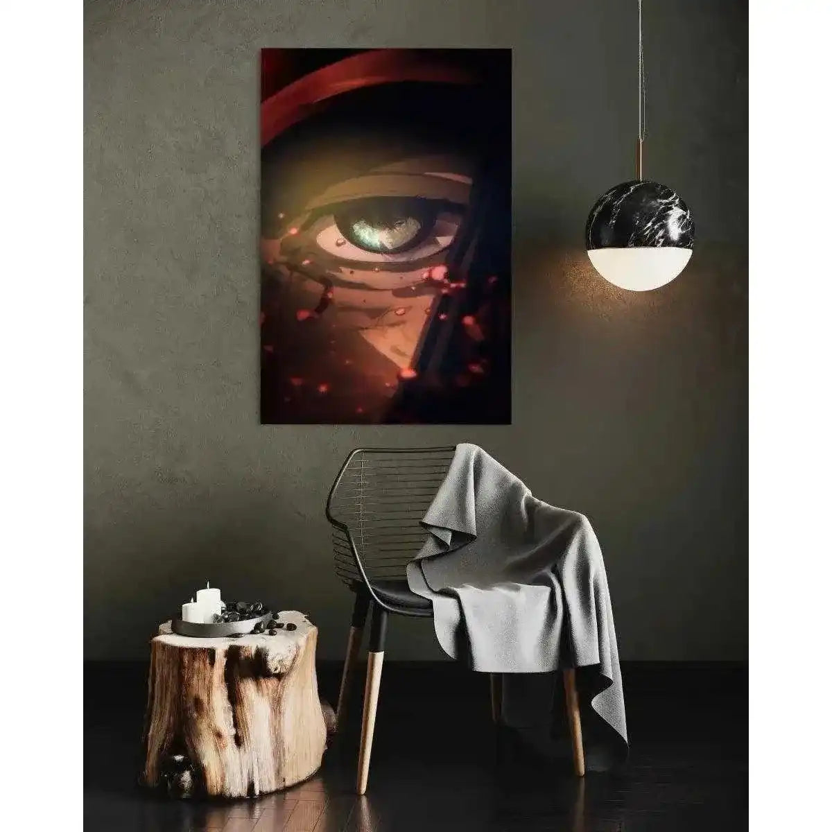 Last View of Eren Jaeger - Attack on Titan - Anime Leinwandbild by SimpleCanvas