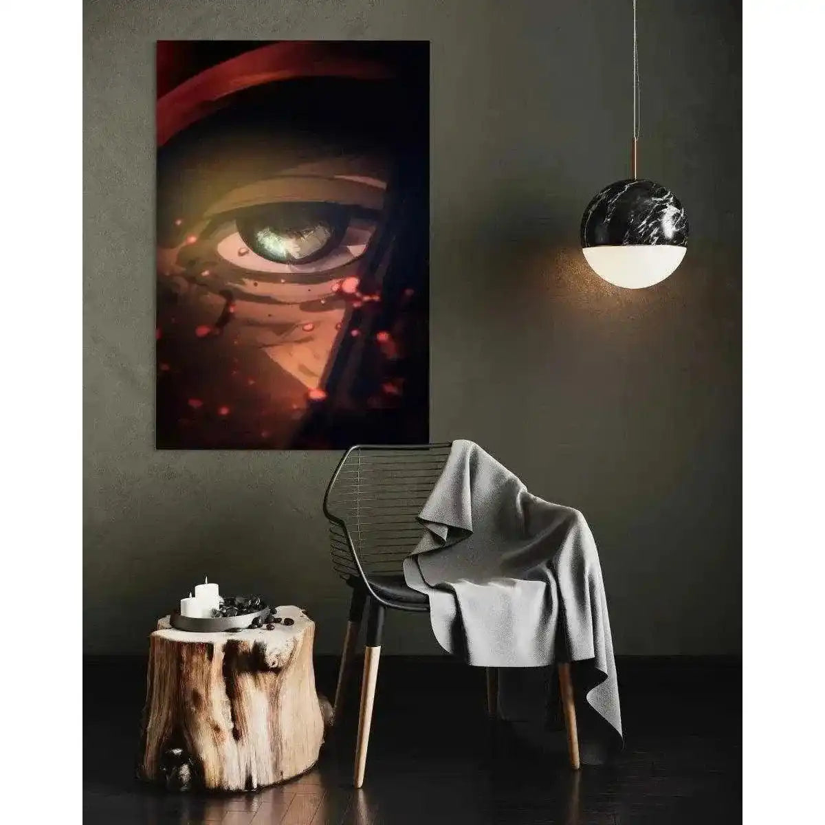 Last View of Eren Jaeger - Attack on Titan - Anime Leinwandbild by SimpleCanvas