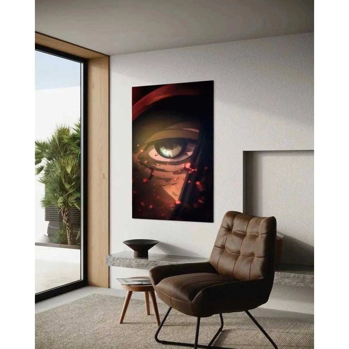 Last View of Eren Jaeger - Attack on Titan - Anime Leinwandbild by SimpleCanvas