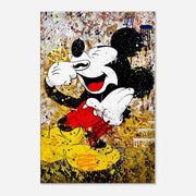 Laughing Mickey - Leinwandbild Pop Art by SimpleCanvas