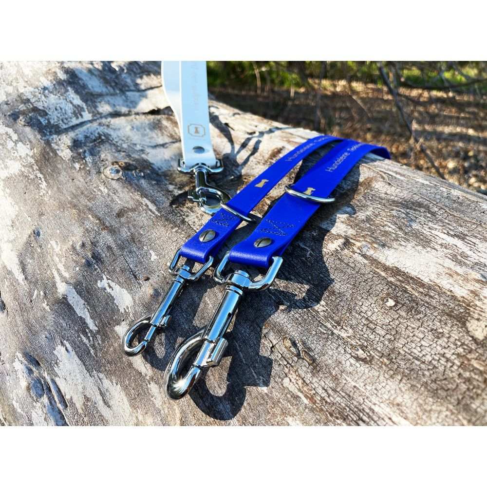 Doppelleine TECHTELMECHTEL aus BioThane®/Pop - Band by Der Hundegefährte