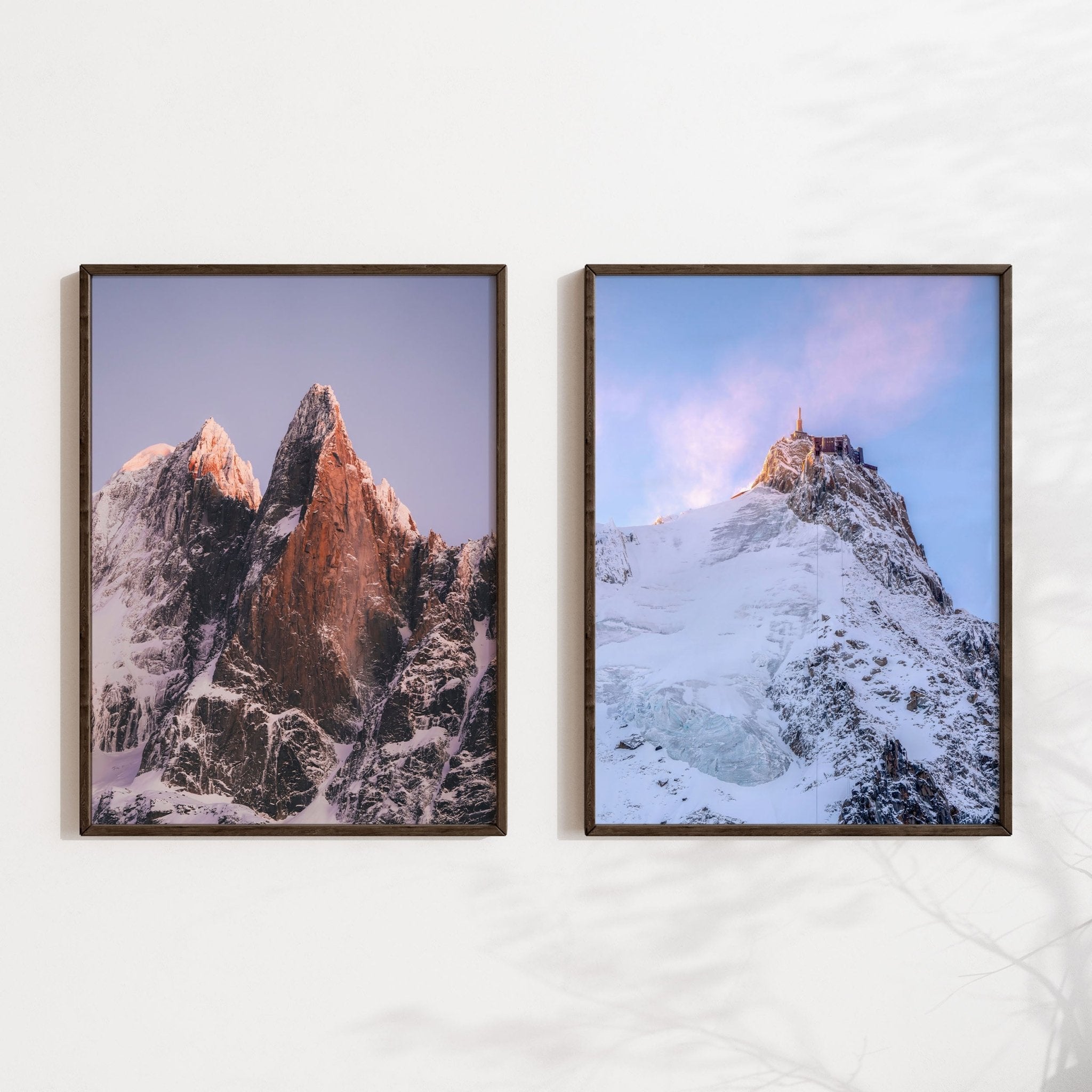Les Drus & Aiguille du Midi Mountain Wall Art - Stunning Nature Photography Prints
