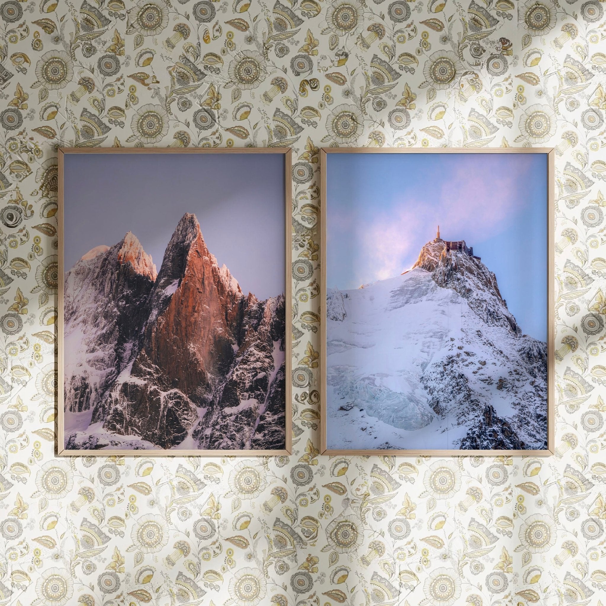 Les Drus & Aiguille du Midi Mountain Wall Art - Stunning Nature Photography Prints