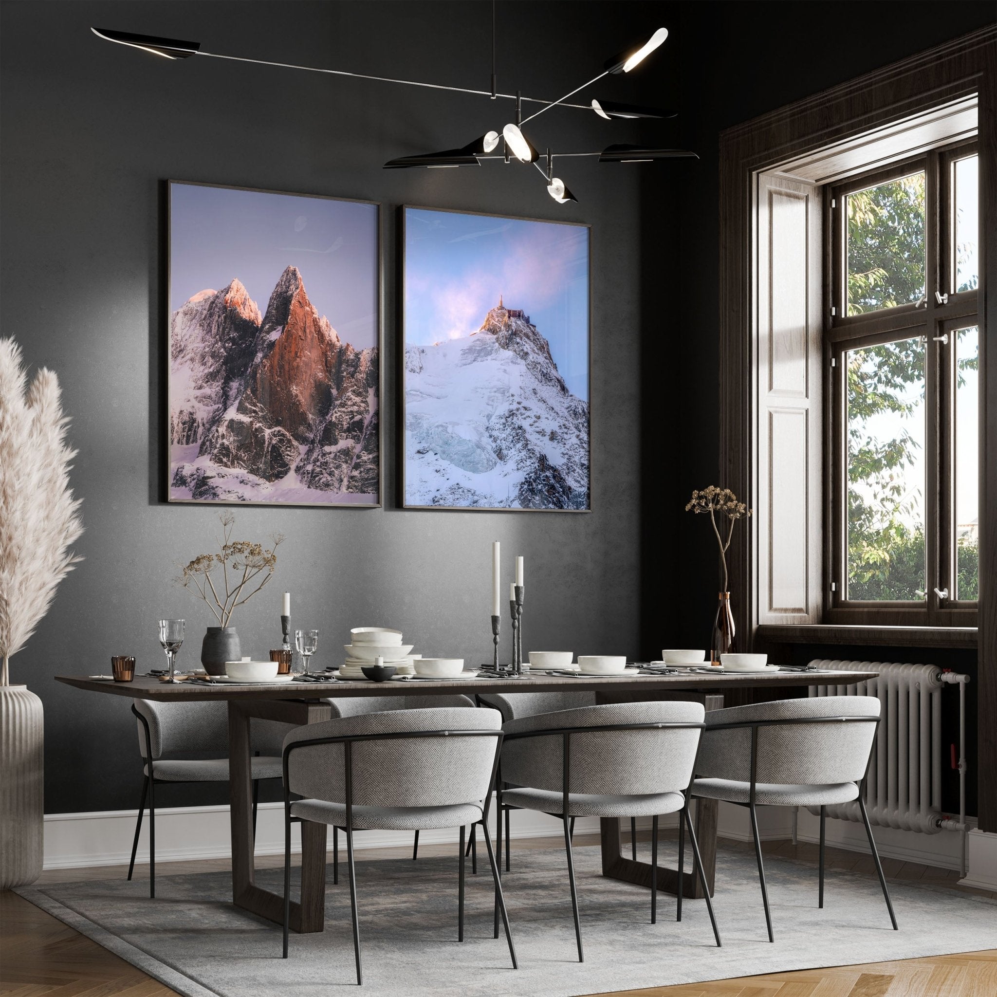 Les Drus & Aiguille du Midi Mountain Wall Art - Stunning Nature Photography Prints