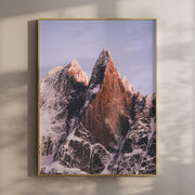 Les Drus Sunset | Alpine Wall Art from the French Alps
