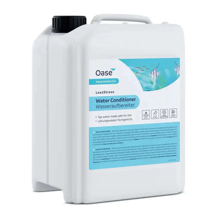 Oase LessStress Wasseraufbereiter 5 L AquariumActiv Neutralisiert Chlor Mit Vitamin B Komplex Für Süßwasser Aquarien