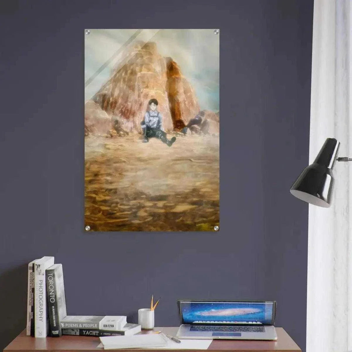 Levi meets his comrades - Anime Leinwandbild by SimpleCanvas