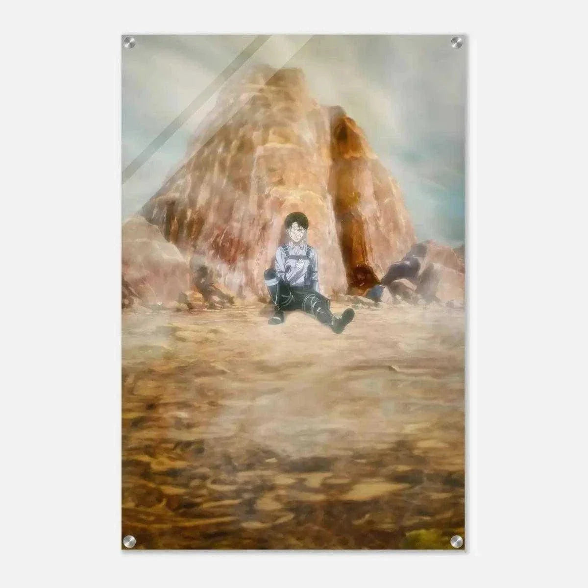 Levi meets his comrades - Anime Leinwandbild by SimpleCanvas