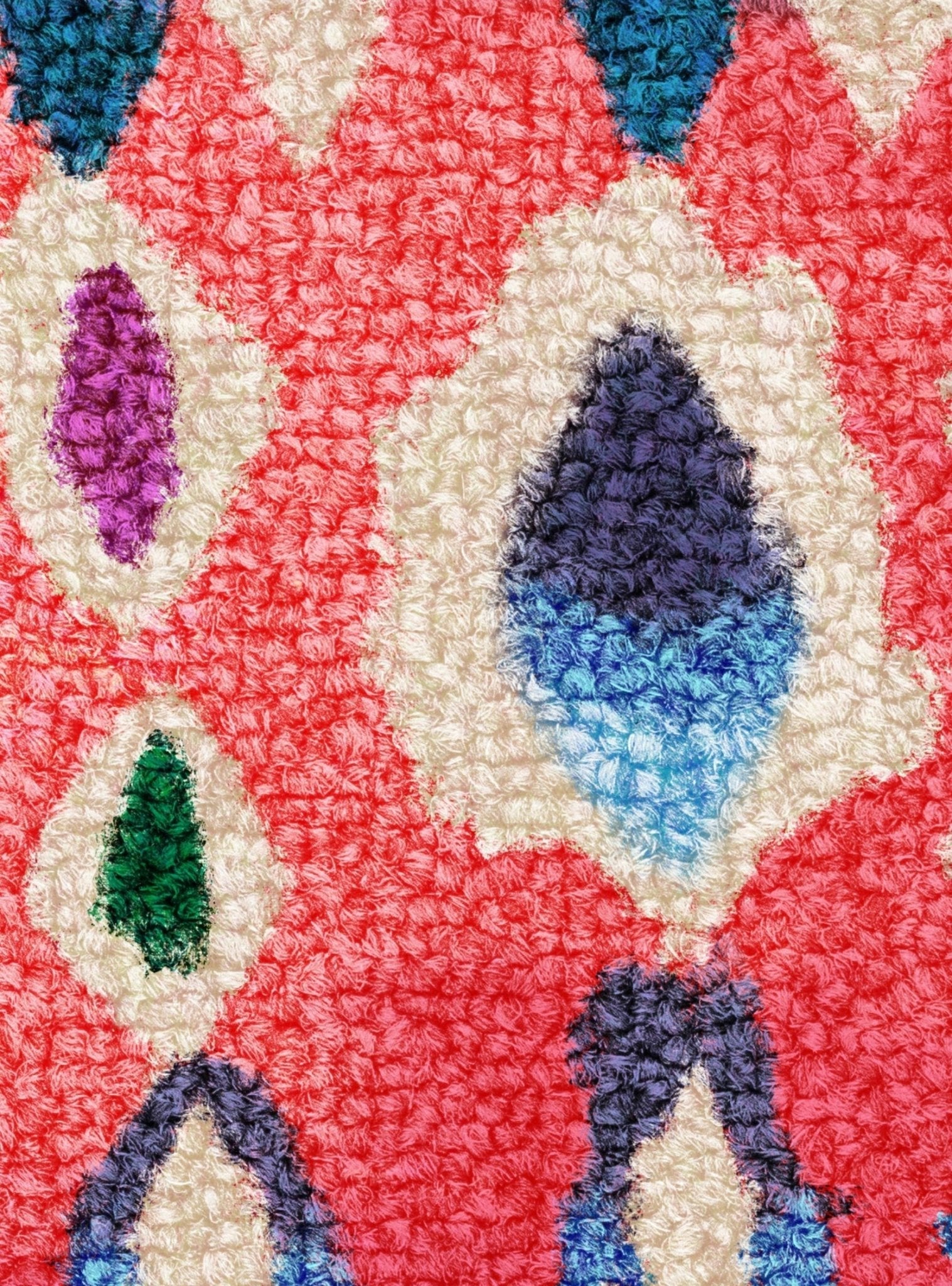 Limitierter Kunstdruck Berber Rosa, No.1