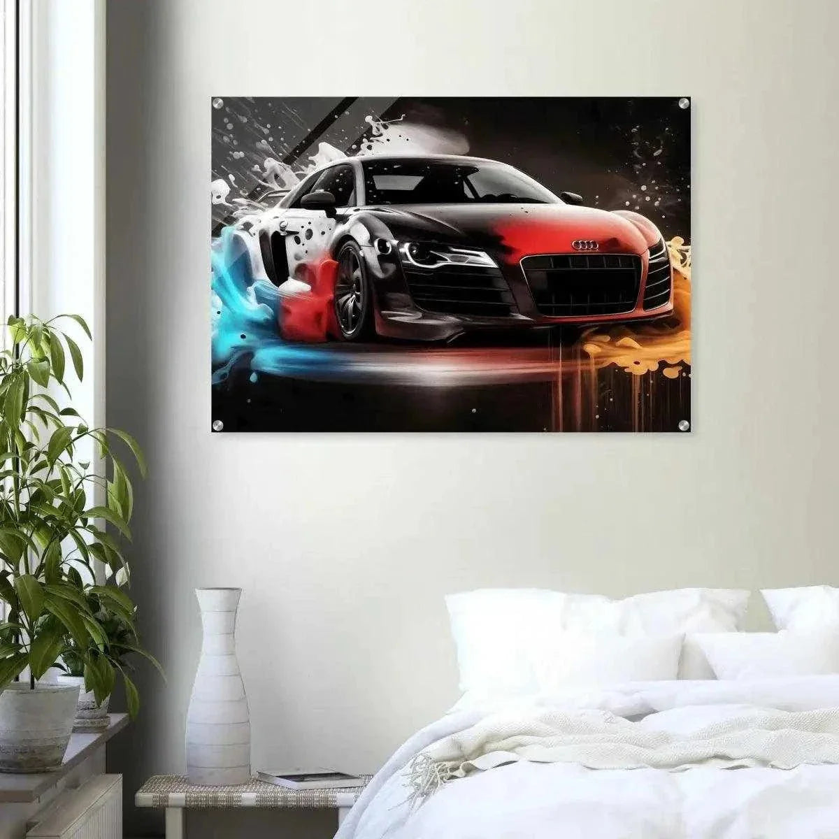 Liquid Audi - Auto Leinwandbild by SimpleCanvas