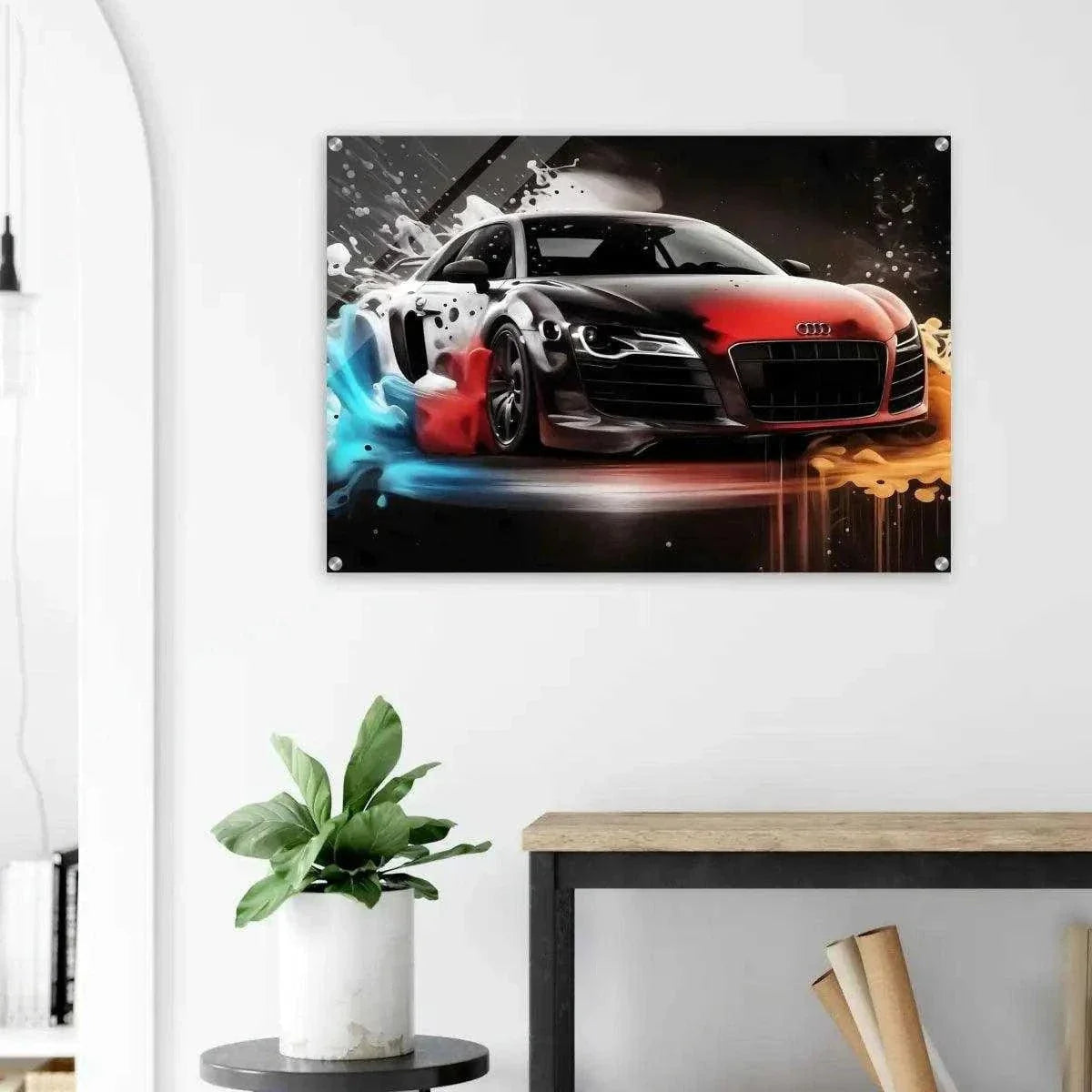 Liquid Audi - Auto Leinwandbild by SimpleCanvas