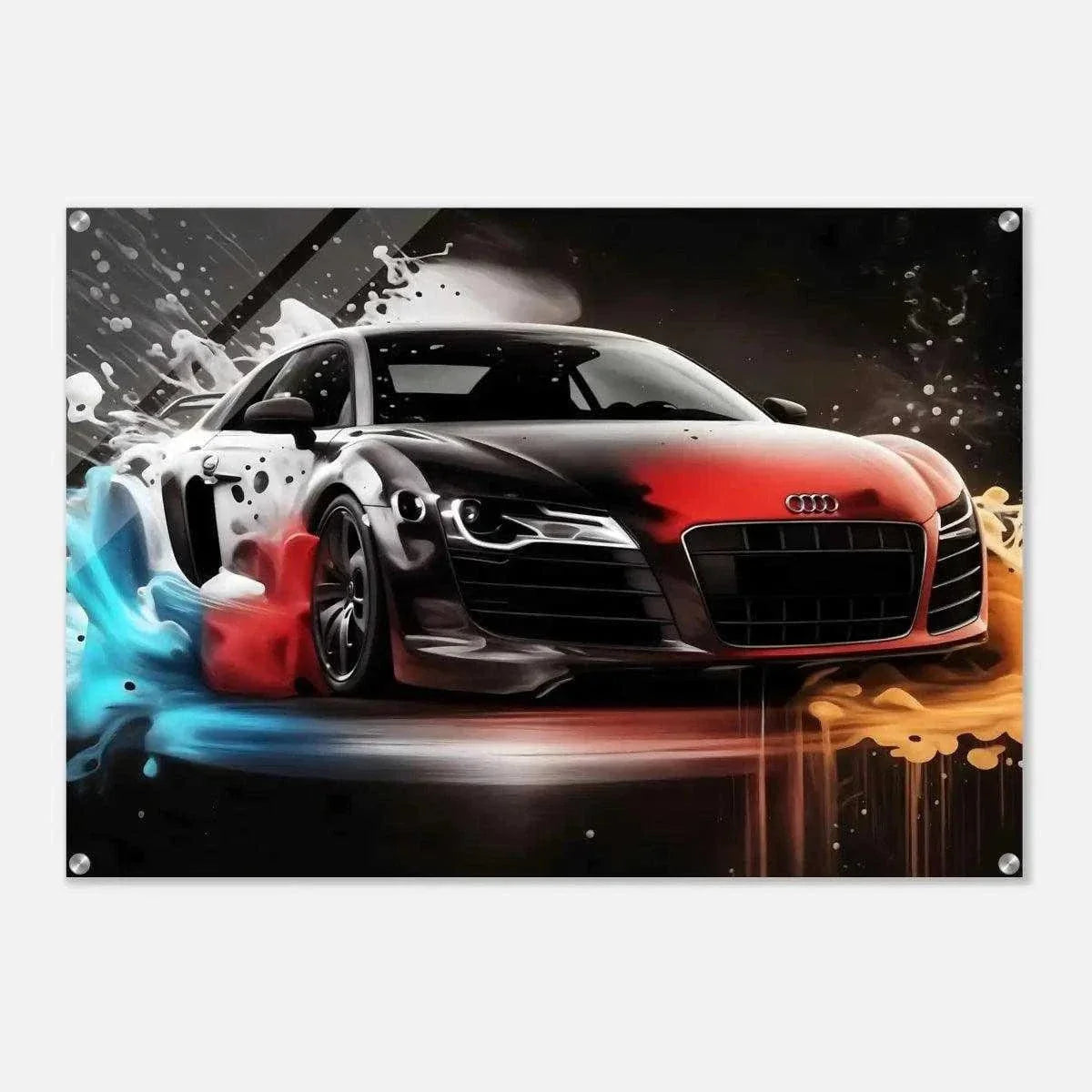 Liquid Audi - Auto Leinwandbild by SimpleCanvas