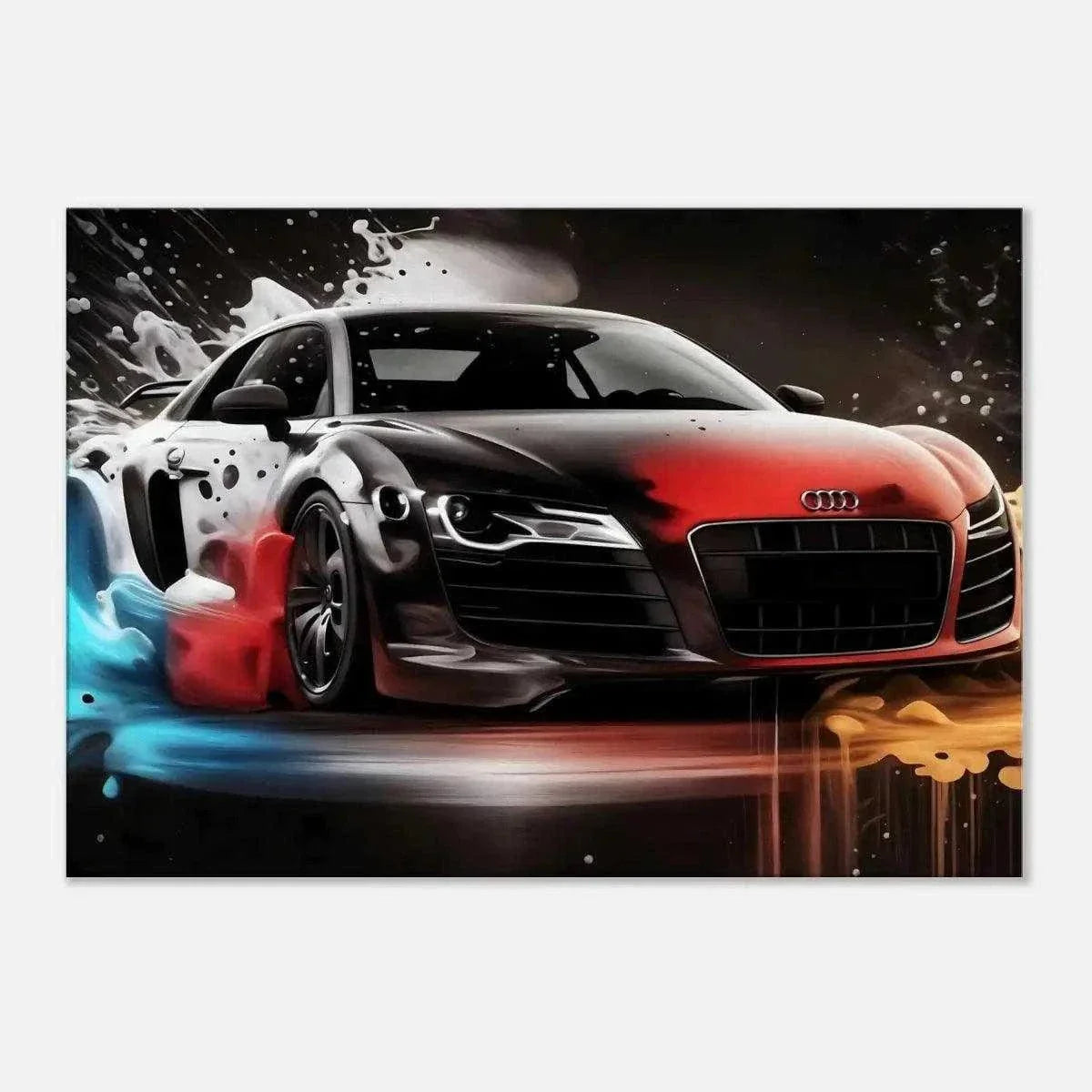 Liquid Audi - Auto Leinwandbild by SimpleCanvas