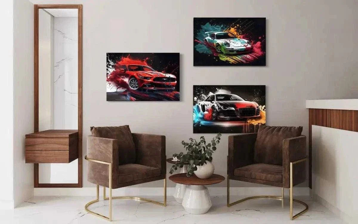 Liquid Car Bundle - Leinwandbild 3x