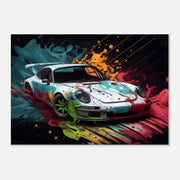 Liquid Porsche - Auto Leinwandbild by SimpleCanvas