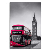 London Bus - Leinwandbild Stadt by SimpleCanvas