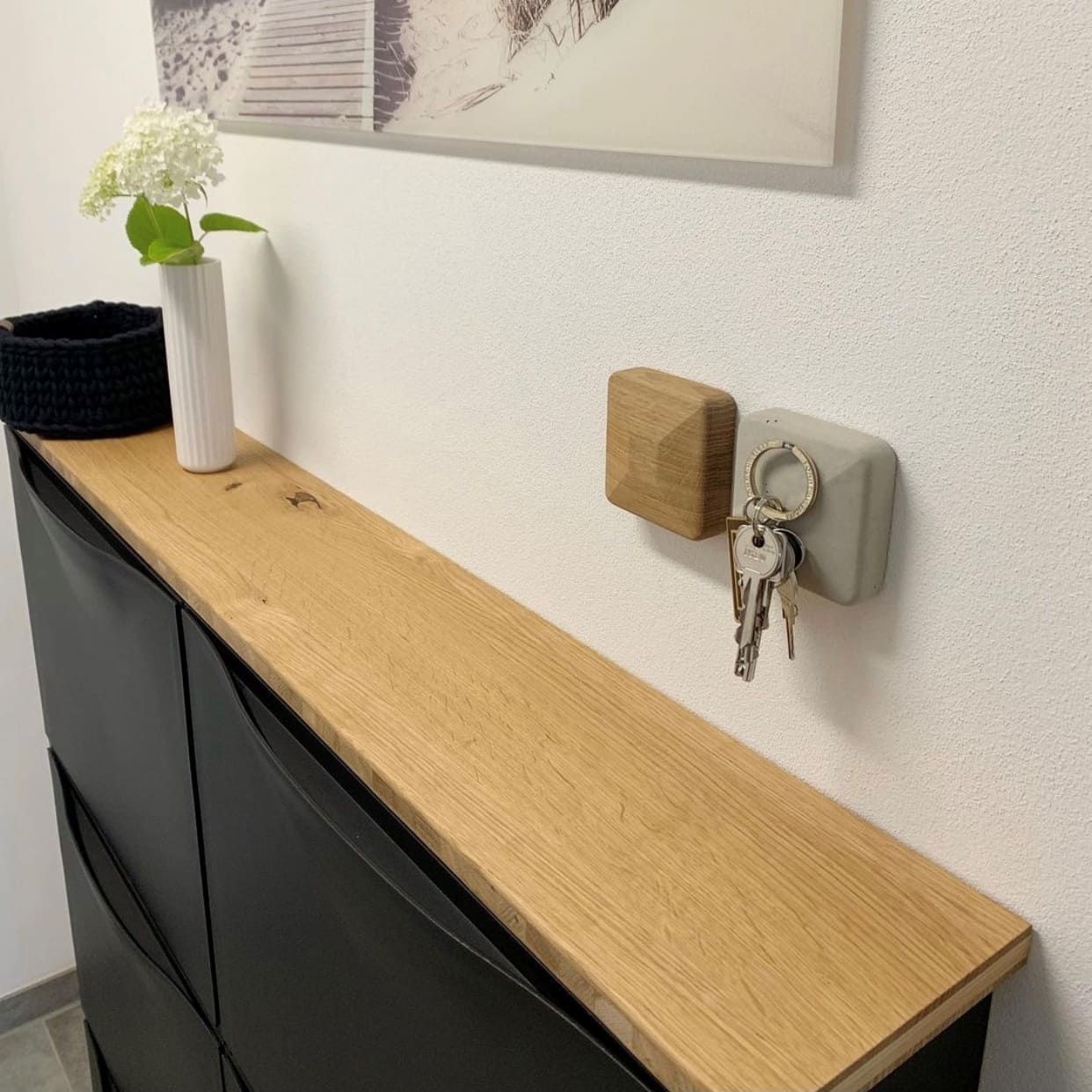 Magnetischer Schlüsselhalter HAMO (4er Set)