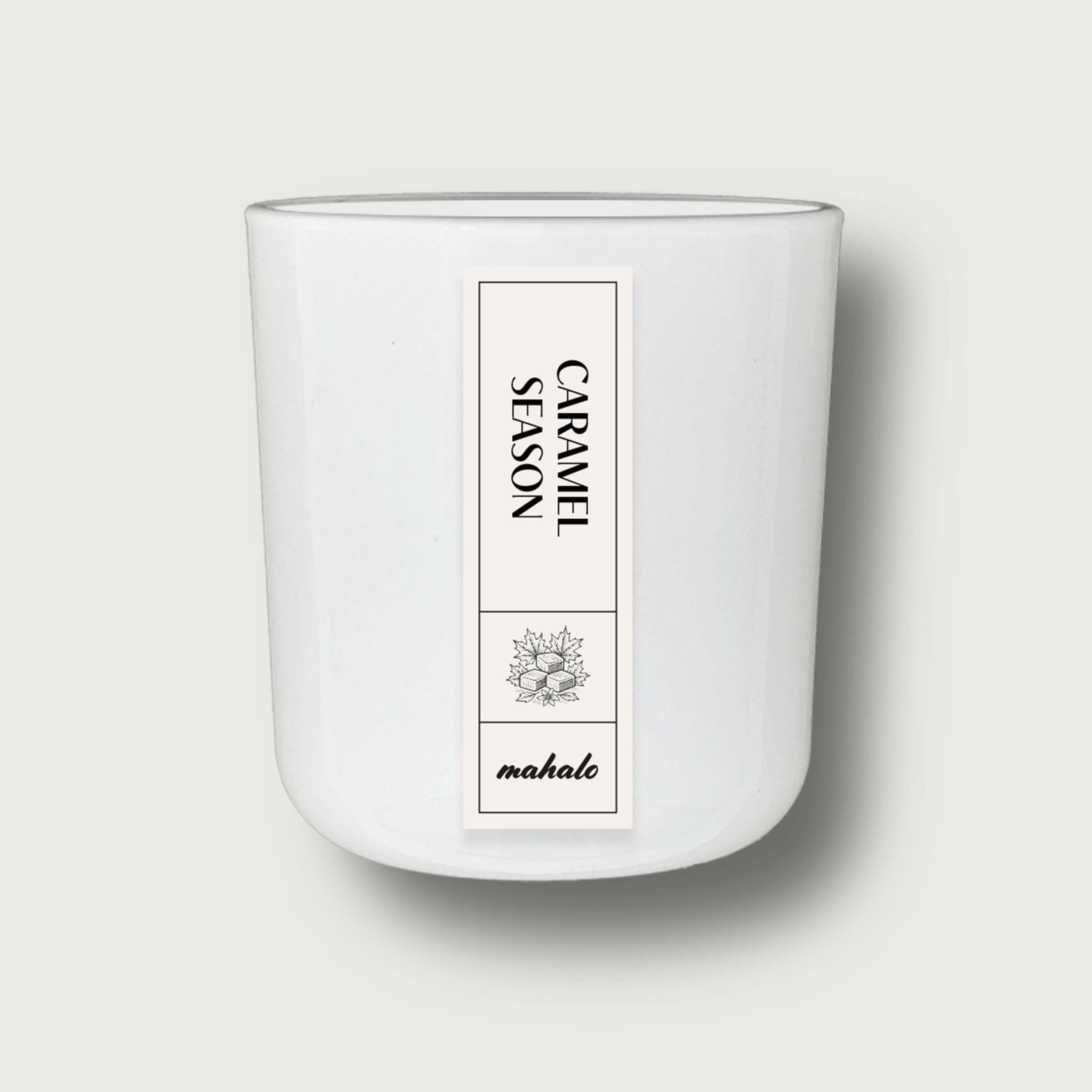 Caramel Season Duftkerze Mit Gourmet Vanille Und Salzigem Karamell Und Mandel Note Für Gemütliche Herbsttage 200 g