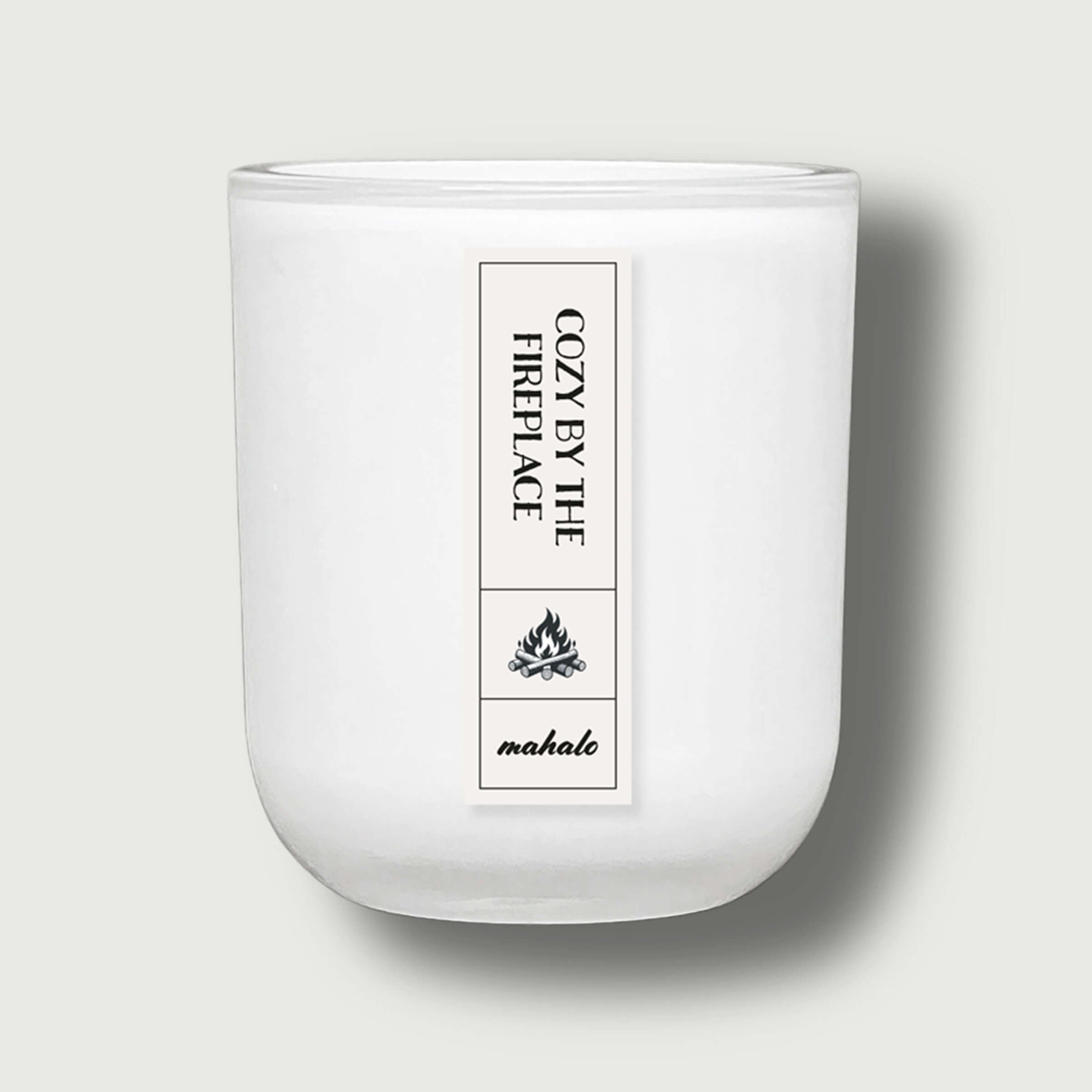 Duftkerze Cozy By The Fireplace Kaminfeuer Duft Von Rauchigem Holz Patchouli Und Weihrauch