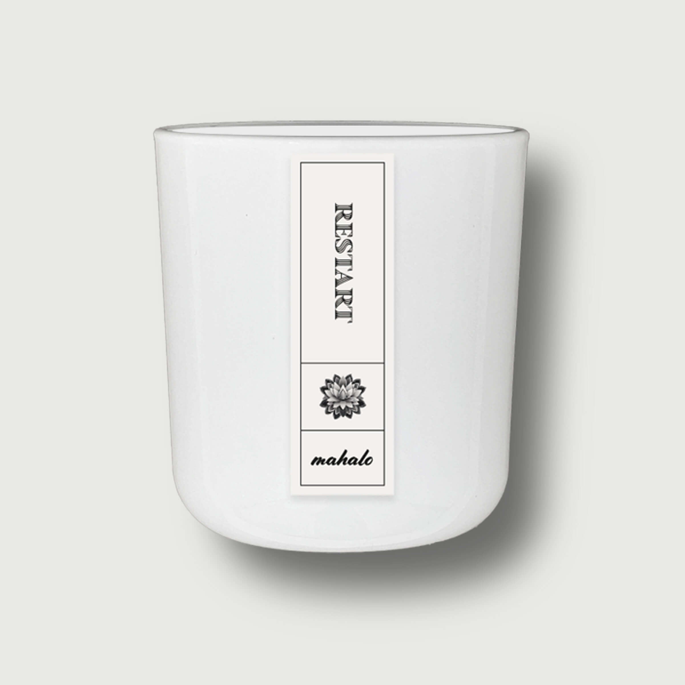 Restart Duftkerze Fruchtige Noten Orange Bergamotte Salbei Patchouli 40 Bis 60 Stunden Brenndauer