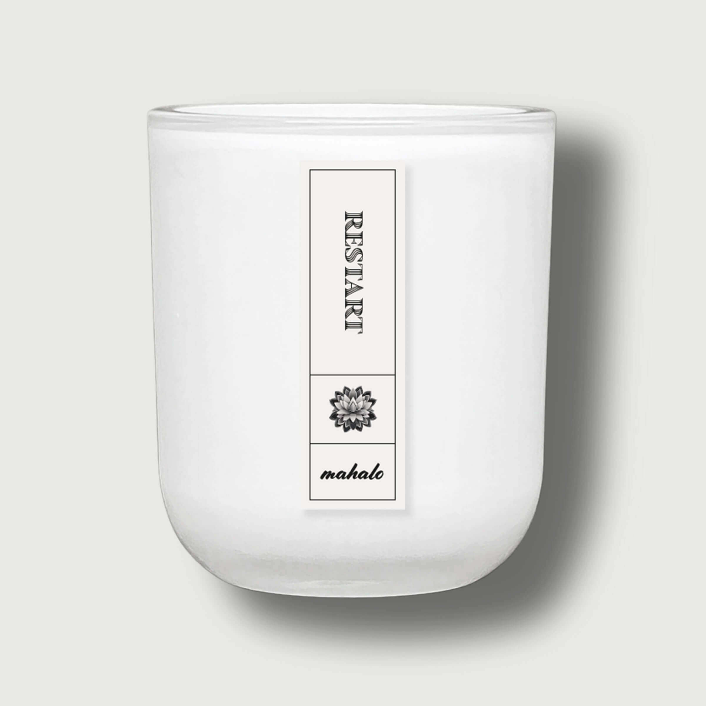 Restart Duftkerze Fruchtige Noten Orange Bergamotte Salbei Patchouli 40 Bis 60 Stunden Brenndauer