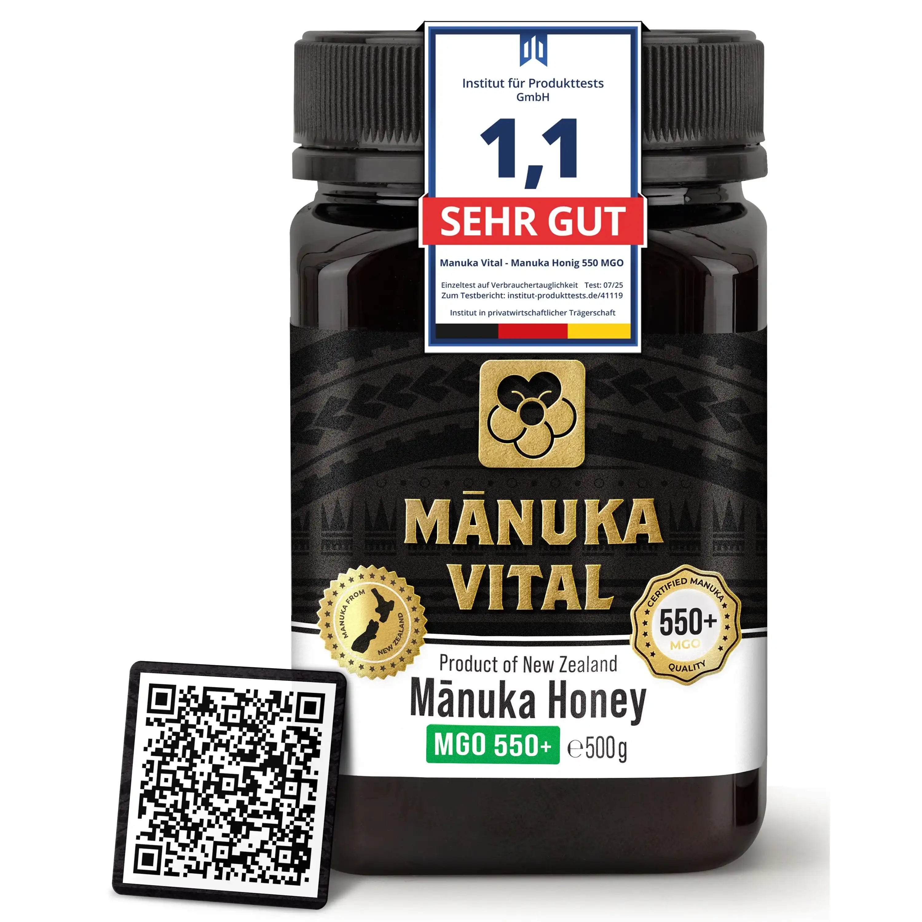 Manuka Honig MGO 550+, 500g by ManukaWelt