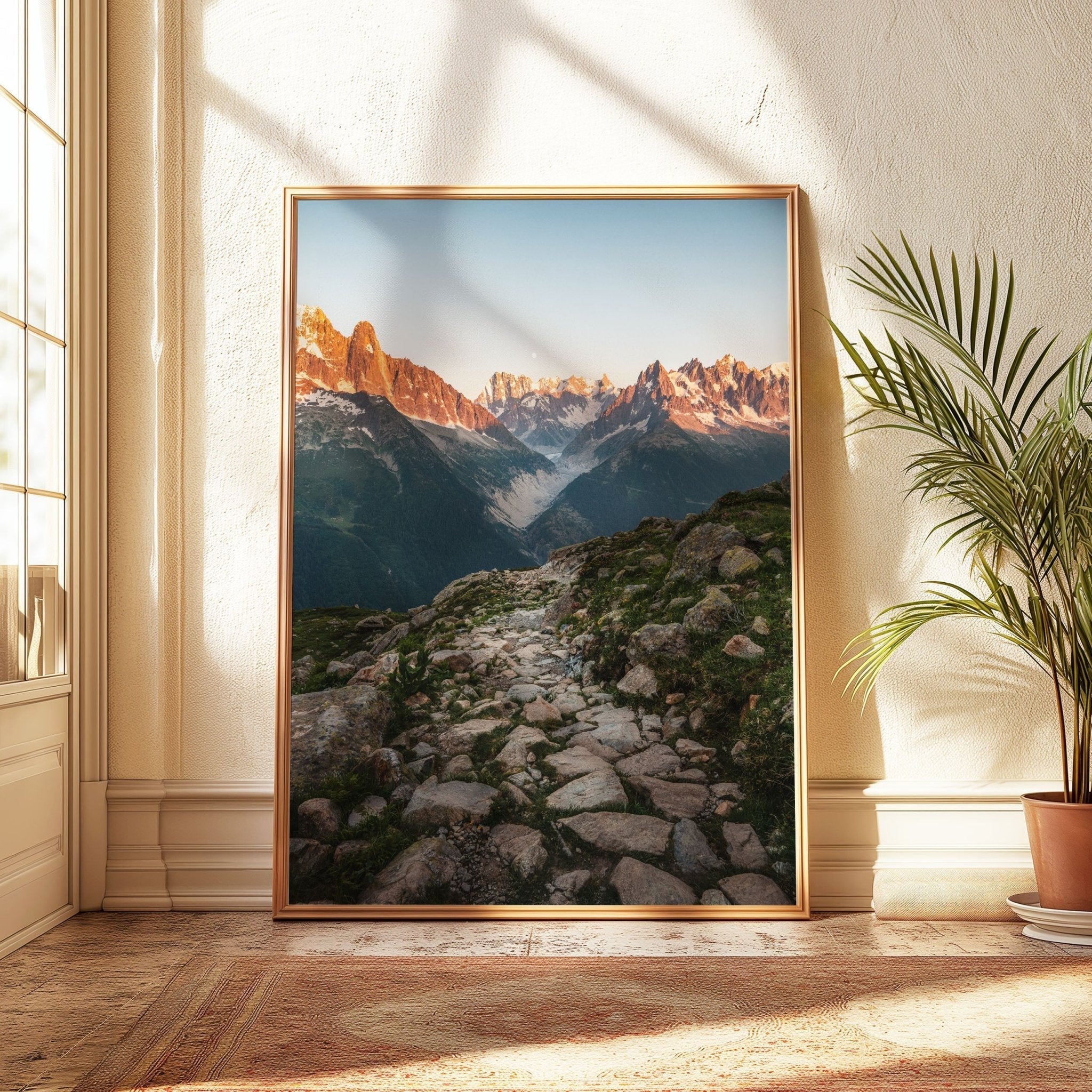 Massif du Mont Blanc Wall Art Set – Nature Prints for Modern Interiors