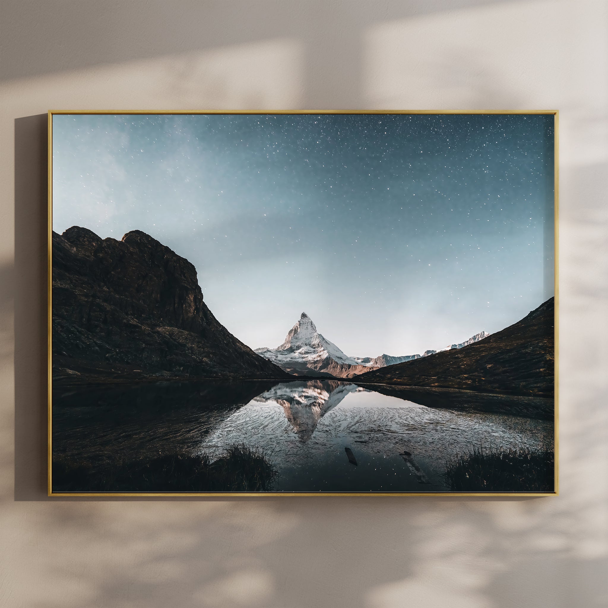 Matterhorn Reflected in Rifflesee, Switzerland